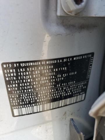 2018 VOLKSWAGEN TIGUAN SE 3VV3B7AXXJM164271