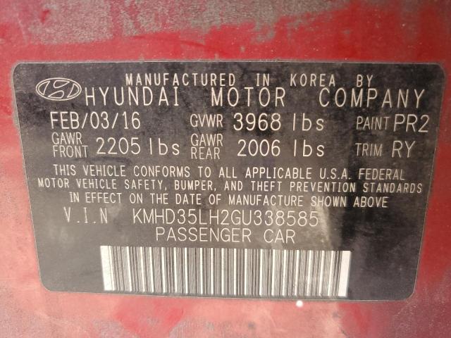 2016 HYUNDAI ELANTRA GT - KMHD35LH2GU338585