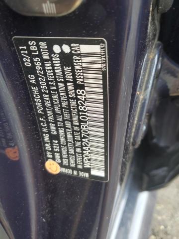 2011 PORSCHE PANAMERA 2 - WP0AA2A70BL018248