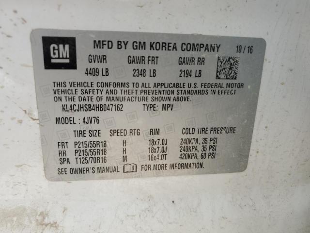 2017 BUICK ENCORE PREMIUM KL4CJHSB4HB047162