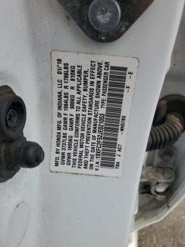 2018 HONDA CIVIC LX 19XFC2F52JE021053