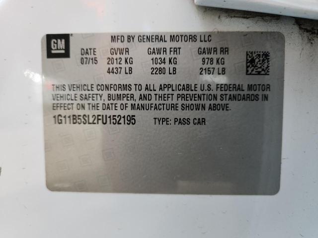 2015 CHEVROLET MALIBU LS - 1G11B5SL2FU152195