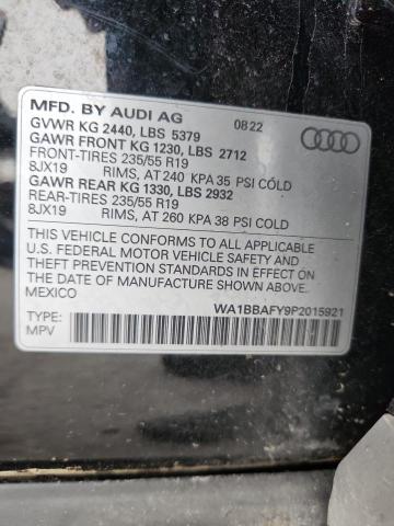 2023 AUDI Q5 PREMIUM WA1BBAFY9P2015921
