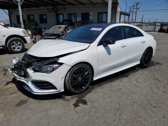 MERCEDES-BENZ CLA 250 2020 white  gas WDD5J4GBXLN035885 photo #1