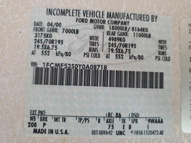 2000 FORD F550 SUPER #3280448161