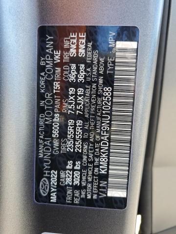 2022 HYUNDAI IONIQ 5 SE KM8KNDAF9NU102588