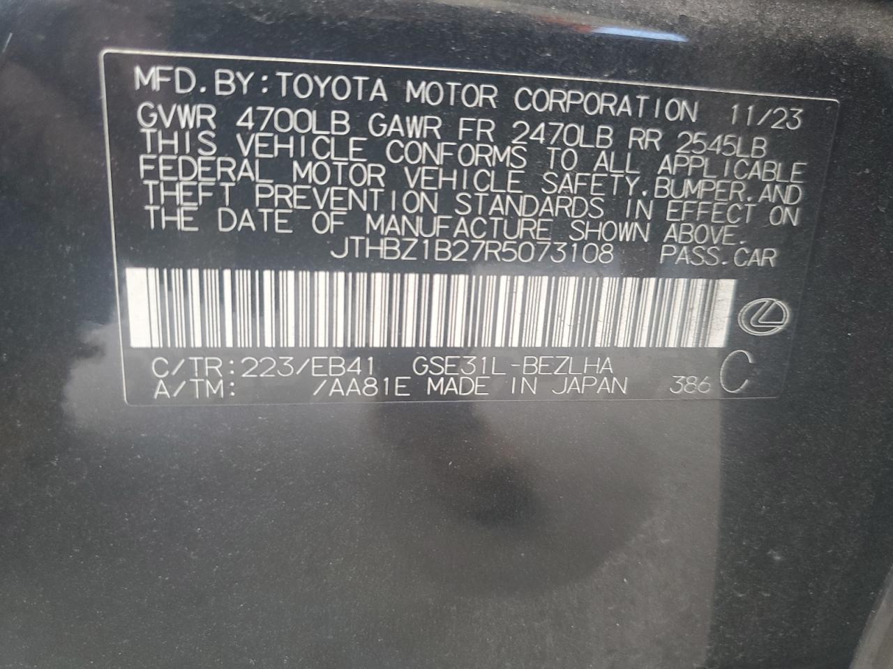 LEXUS IS 350 F SPORT DESIGN