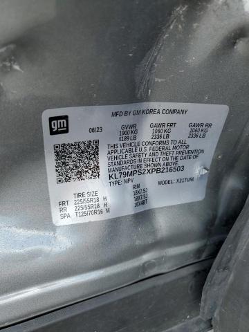2023 CHEVROLET TRAILBLAZER LT KL79MPS2XPB216503
