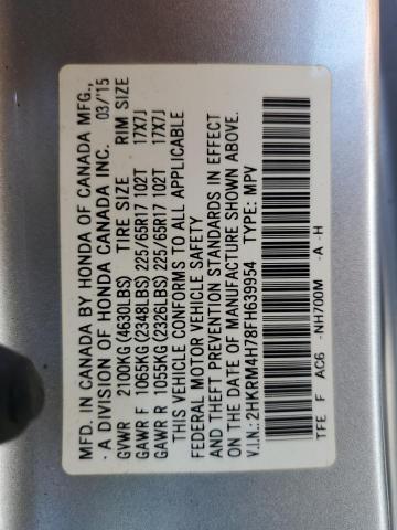 2015 HONDA CR-V EXL 2HKRM4H78FH639954
