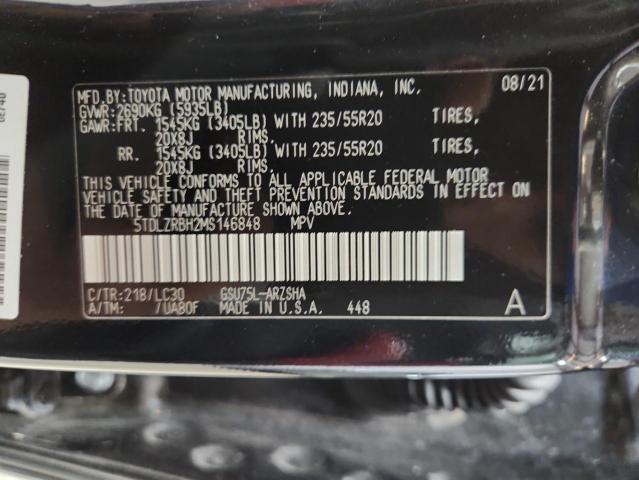 2021 TOYOTA HIGHLANDER XSE 5TDLZRBH2MS146848