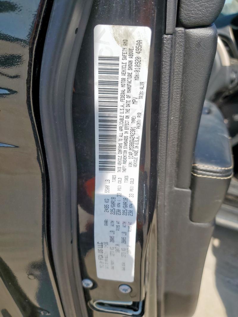 2016 JEEP CHEROKEE L 1C4PJMDB8GW242301