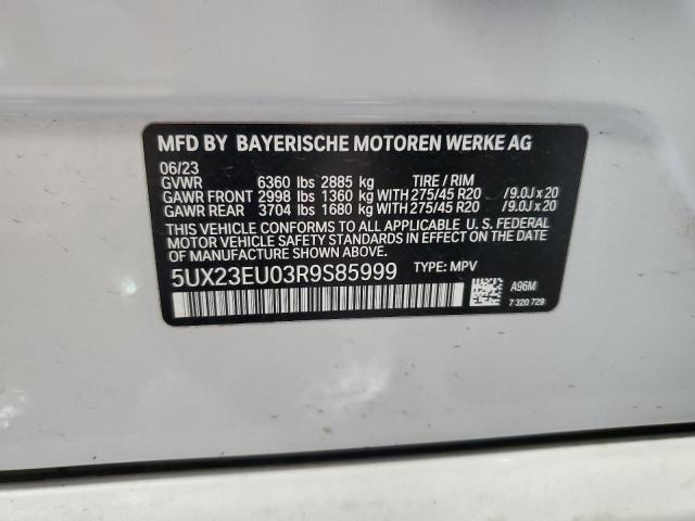 2024 BMW X5 XDRIVE4 5UX23EU03R9S85999