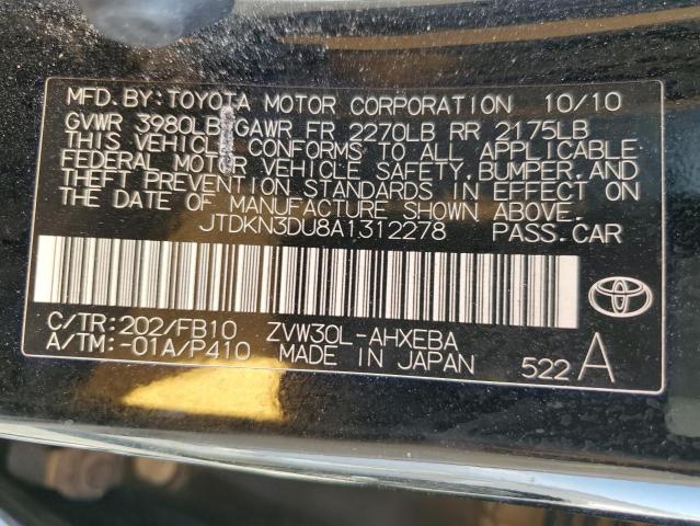 2010 TOYOTA PRIUS - JTDKN3DU8A1312278
