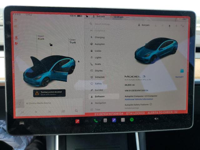 2019 TESLA MODEL 3 5YJ3E1EA1KF306134
