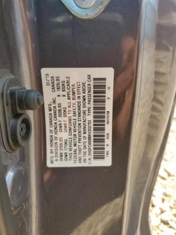 2019 HONDA CIVIC SPORT - 2HGFC4B88KH302793