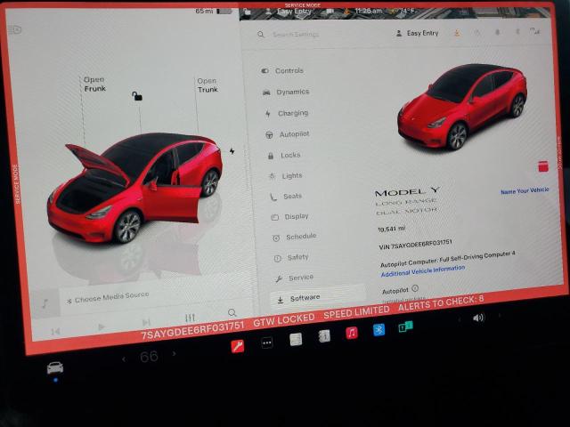 2024 TESLA MODEL Y 7SAYGDEE6RF031751