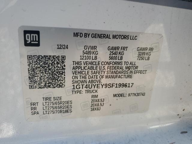 2025 GMC SIERRA K3500 DENALI ULTIMATE 1GT4UYEY9SF199617