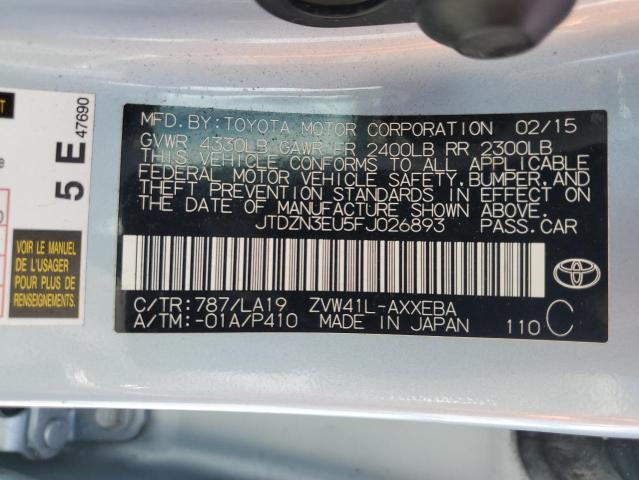 2015 TOYOTA PRIUS V - JTDZN3EU5FJ026893
