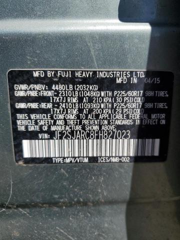 2015 SUBARU FORESTER 2.5I LIMITED JF2SJARC8FH827023