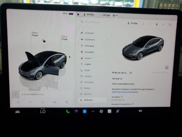 2022 TESLA MODEL 3 5YJ3E1EA6NF371503