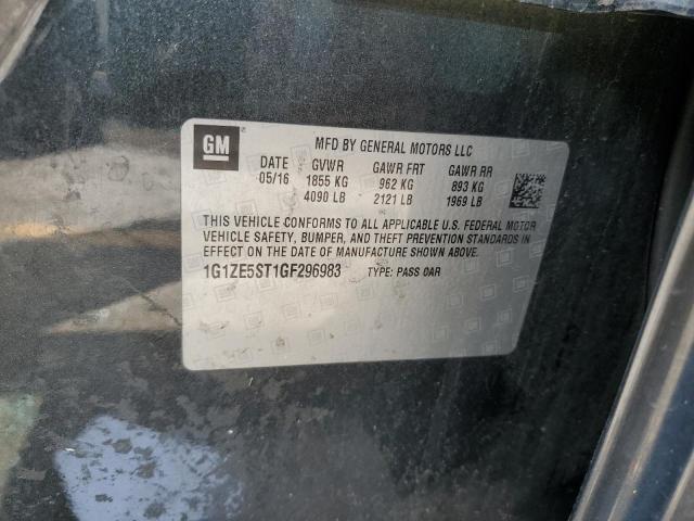 2016 CHEVROLET MALIBU LT 1G1ZE5ST1GF296983