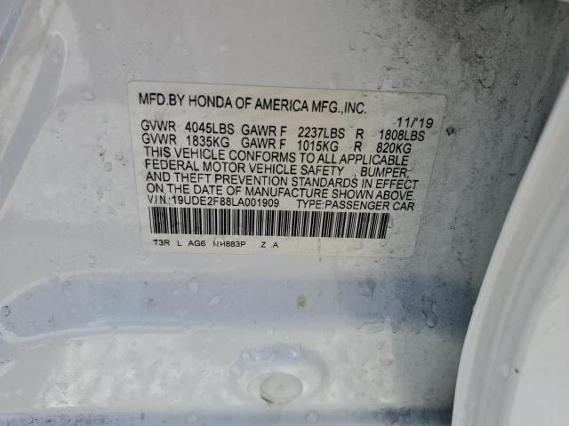 2020 ACURA ILX PREMIU 19UDE2F88LA001909