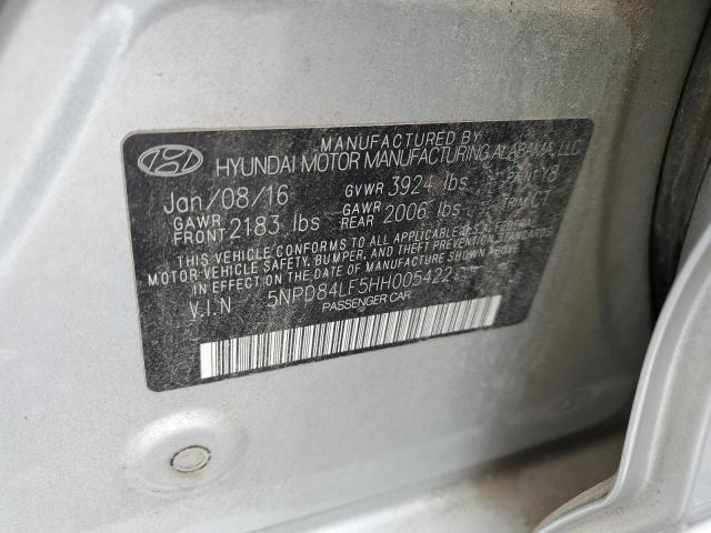 2017 HYUNDAI ELANTRA SE - 5NPD84LF5HH005422