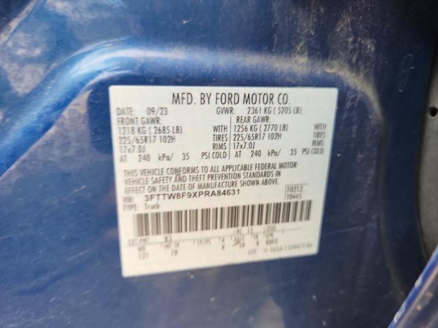 2023 FORD MAVERICK X 3FTTW8F9XPRA84631