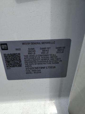 2022 CHEVROLET MALIBU LS #3254688176