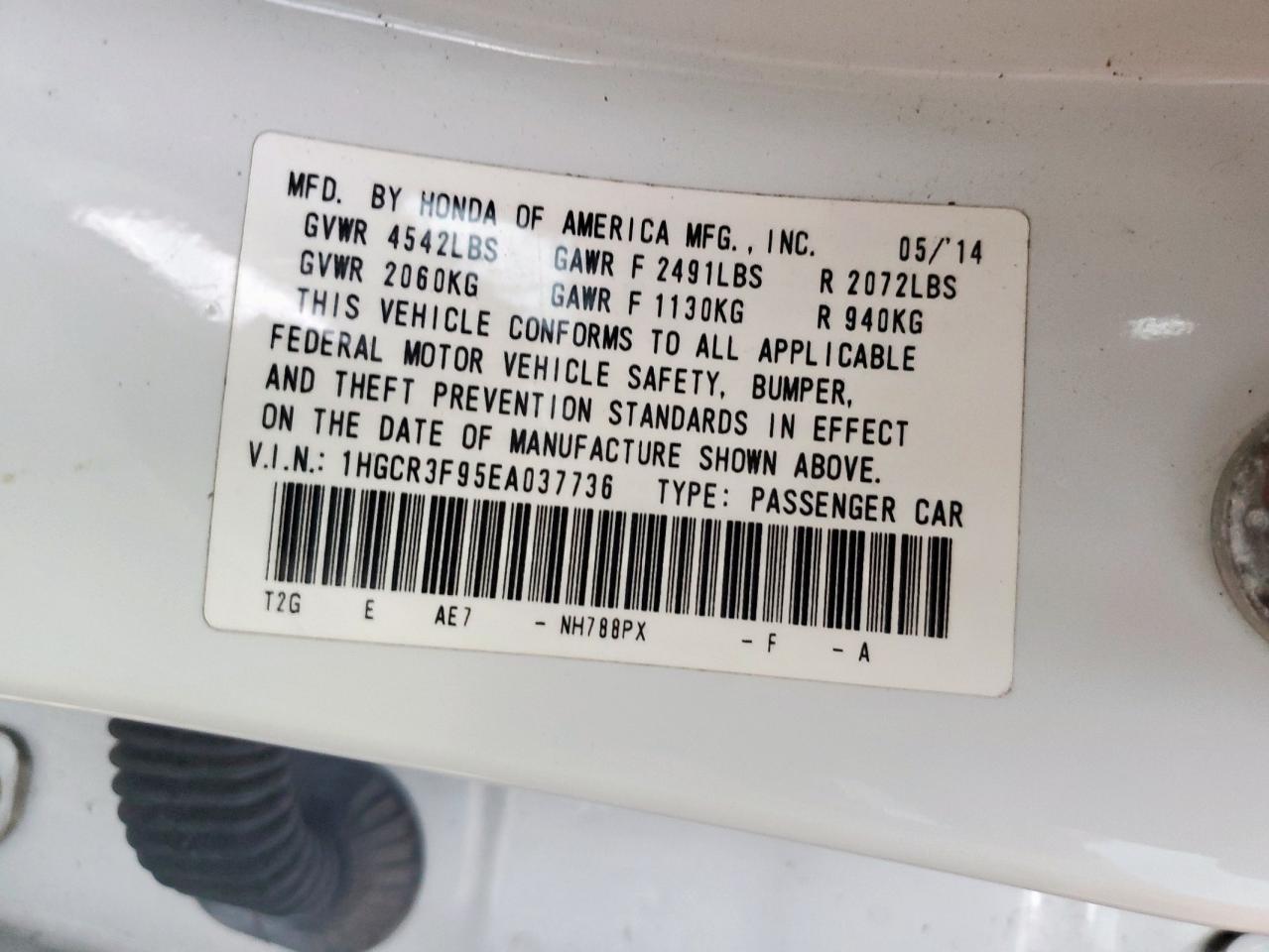 HONDA ACCORD TOURING