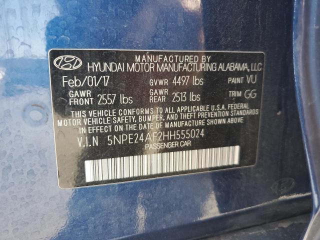 2017 HYUNDAI SONATA SE - 5NPE24AF2HH555024