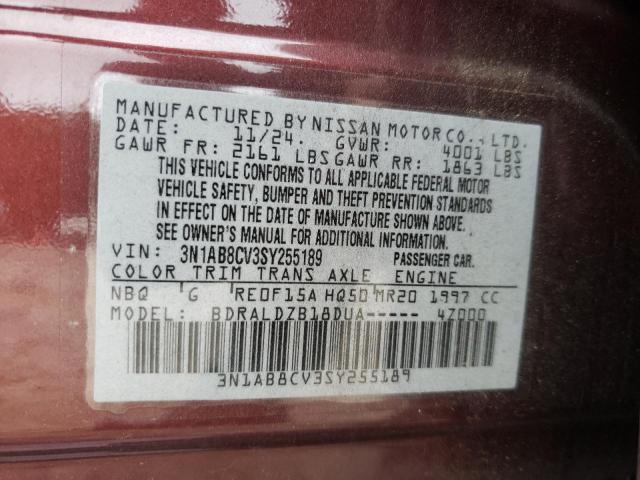 2025 NISSAN SENTRA SV 3N1AB8CV3SY255189