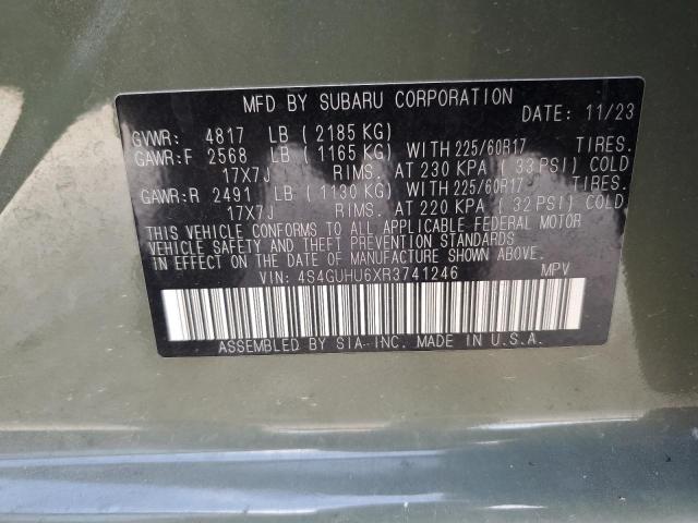 2024 SUBARU CROSSTREK 4S4GUHU6XR3741246