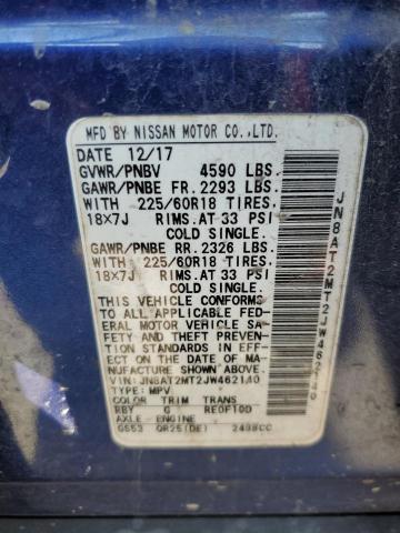 2018 NISSAN ROGUE S JN8AT2MT2JW462140