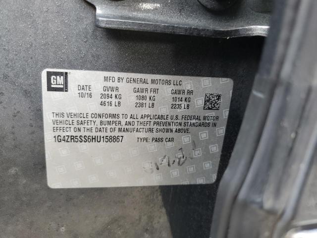2017 BUICK LACROSSE PREMIUM 1G4ZR5SS6HU158867