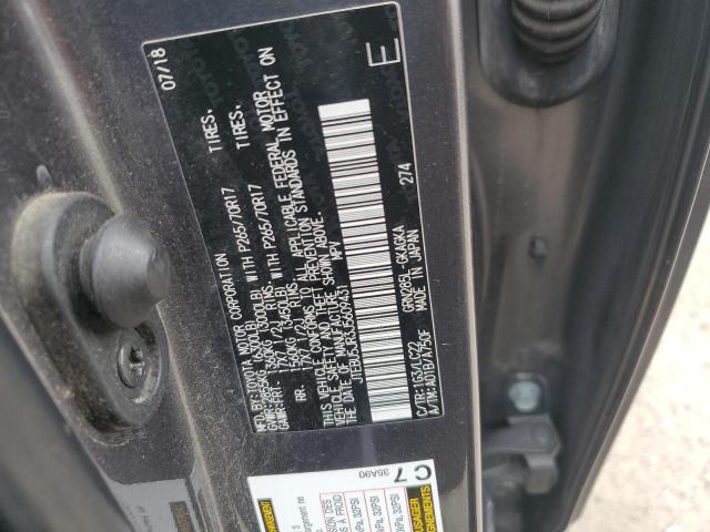2018 TOYOTA 4RUNNER SR JTEBU5JR3J5609431
