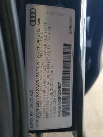 2015 AUDI A6 PREMIUM PLUS WAUGFAFC8FN034507