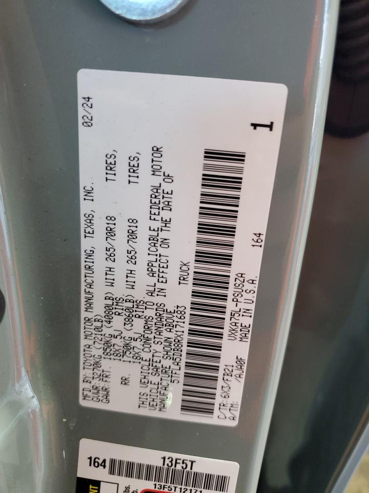 Lot #3315961108 2024 TOYOTA TUNDRA CRE