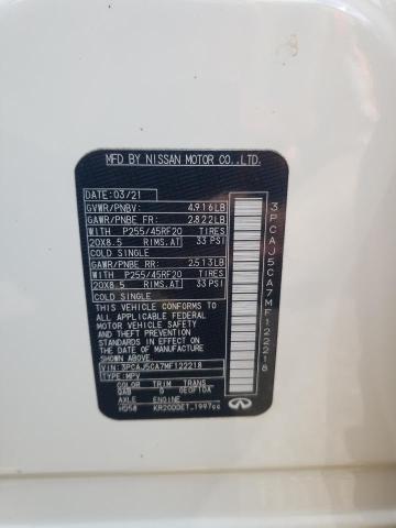 2021 INFINITI QX50 ESSEN 3PCAJ5CA7MF122218