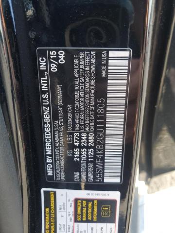 2016 MERCEDES-BENZ C 300 4MATIC 55SWF4KB2GU111805
