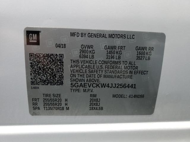 2018 BUICK ENCLAVE AV 5GAEVCKW4JJ256441