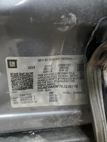 2019 BUICK ENCLAVE ES 5GAEVAKW7KJ238778
