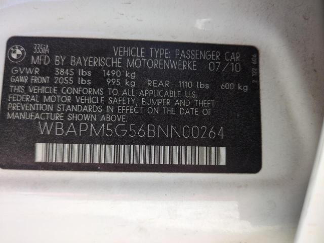 2011 BMW 335 I - WBAPM5G56BNN00264