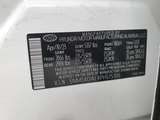 2023 HYUNDAI SANTA FE LIMITED 5NMS4DAL4PH575306
