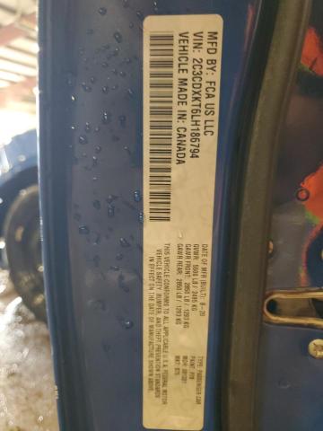 2020 DODGE CHARGER POLICE 2C3CDXKT6LH186794