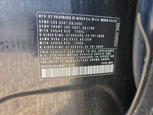 2021 VOLKSWAGEN TIGUAN SE 3VV2B7AX5MM111879