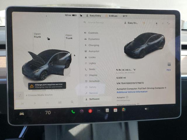 2025 TESLA MODEL Y 7SAYGDED1SF279872