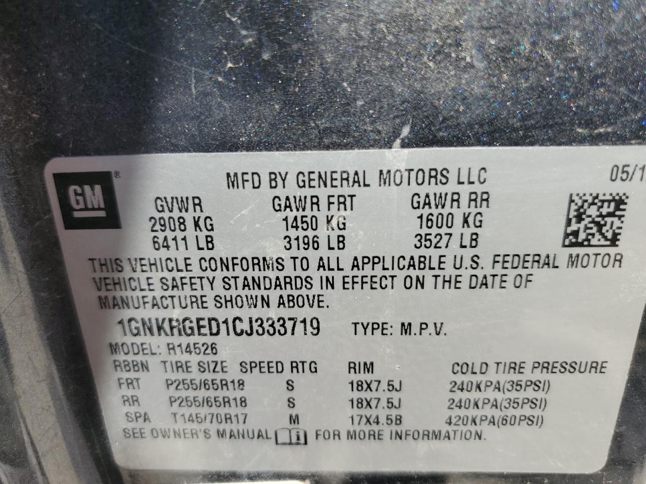 CHEVROLET TRAVERSE LT