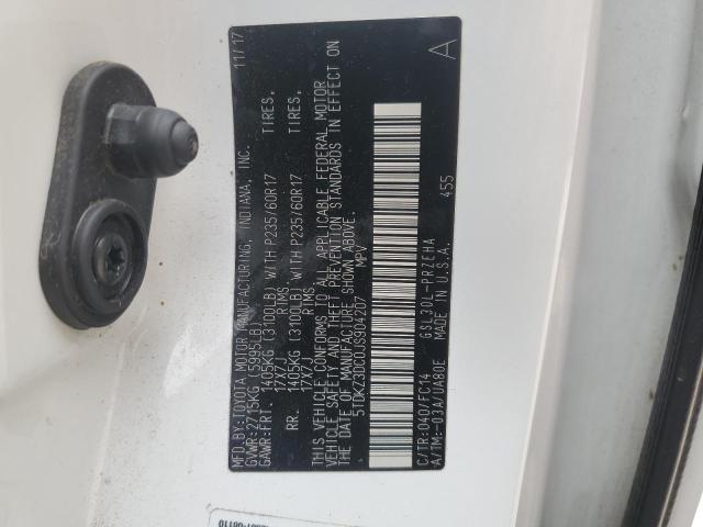 2018 TOYOTA SIENNA LE 5TDKZ3DC0JS904207