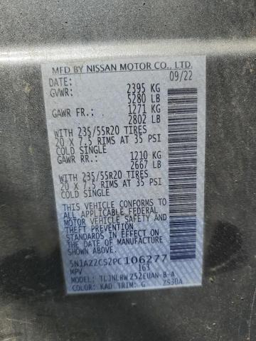 2023 NISSAN MURANO SL 5N1AZ2CS2PC106277